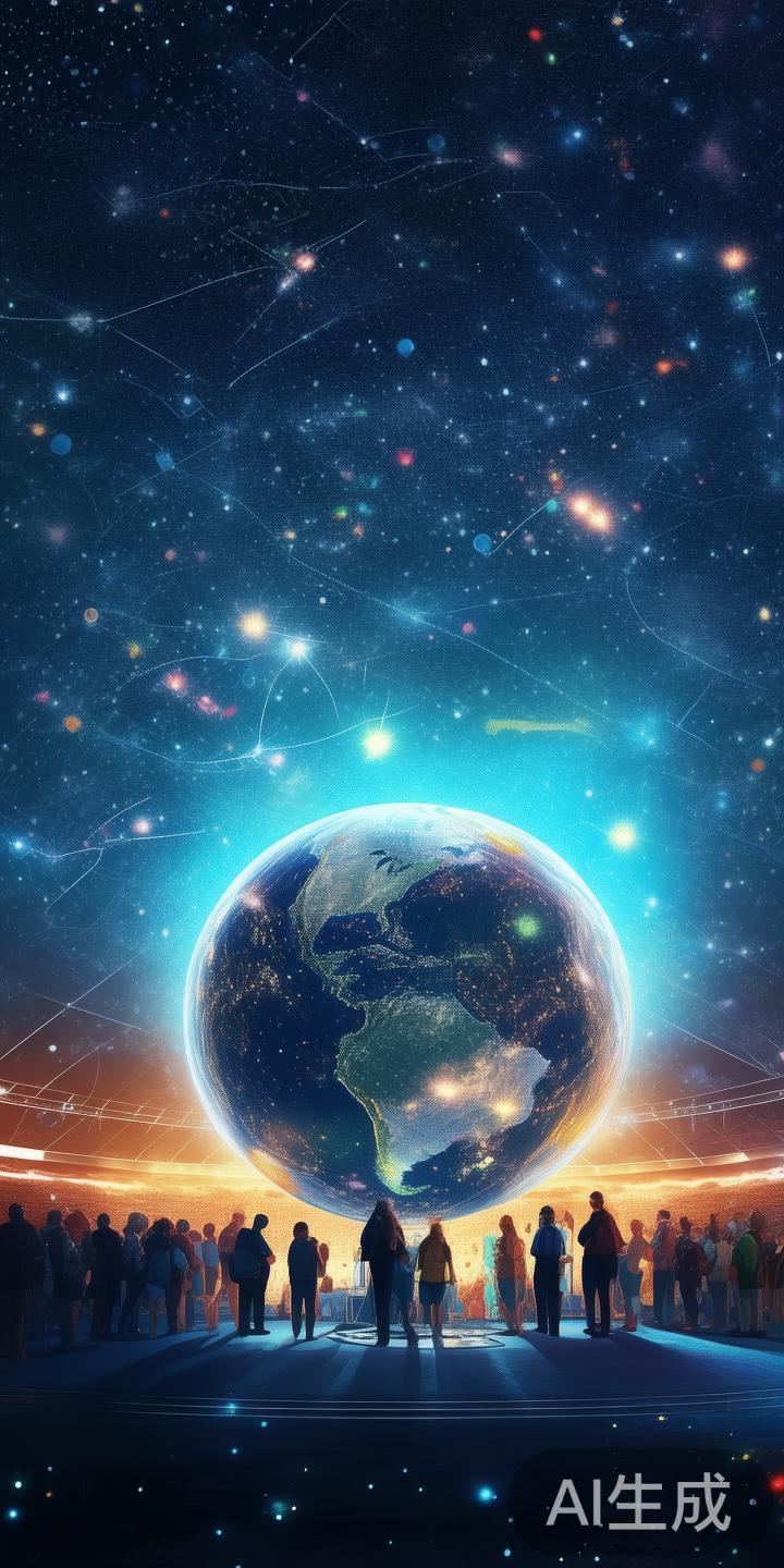 在星辰璀璨的夜空下，人们常常被那无尽的宇宙奥秘所吸