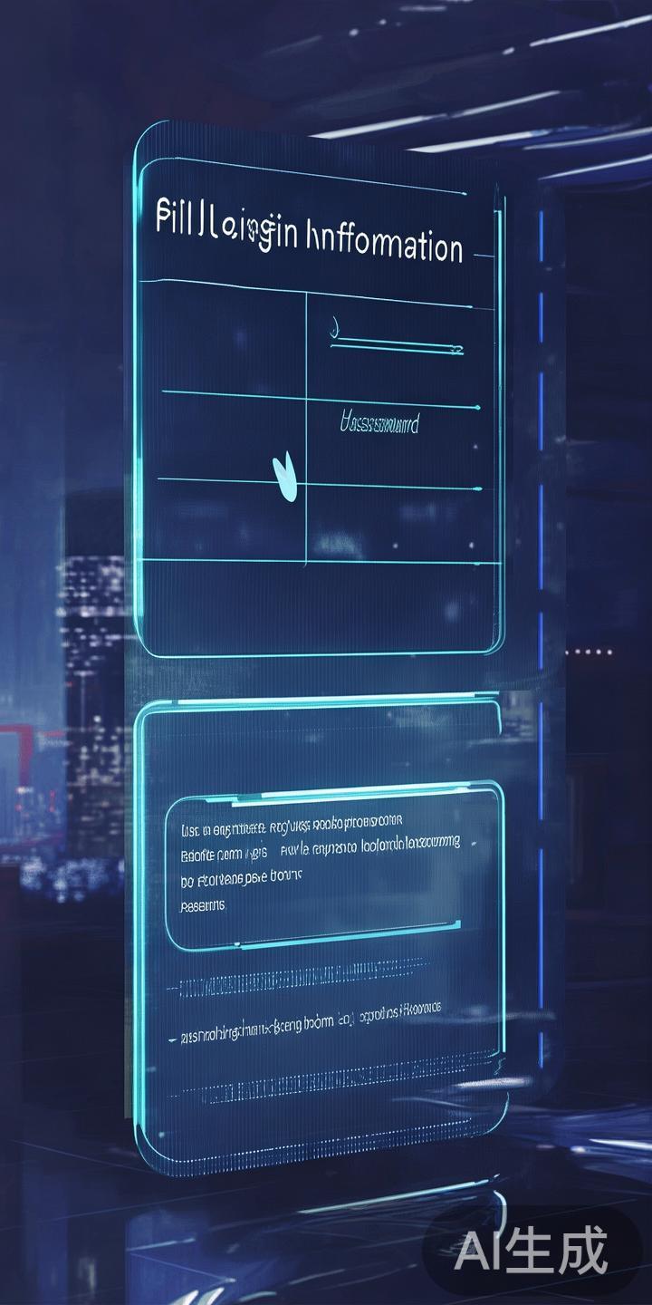 填写登录信息
若选择账号密码登录，请确保输入的账